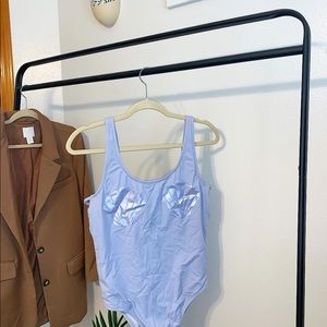 One piece shell swimsuit